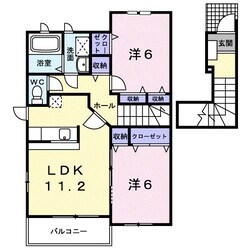 サンローズ　Ａの物件間取画像